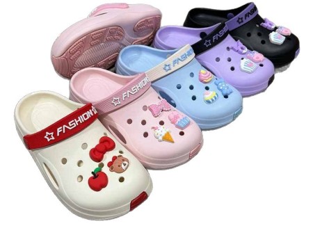 7546  亲子包头卡通防滑洞洞鞋170-210 35-40