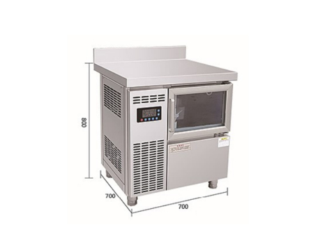 不锈钢吧台式制冰机