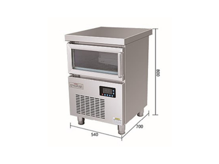 不锈钢吧台式制冰机