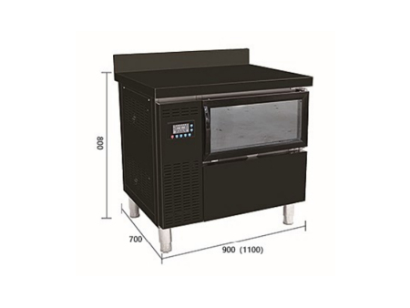 黑钛钢无指纹制冰机