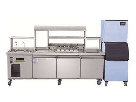 3米长奶茶店设备