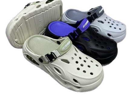 7547 气垫表情镂空男士洞洞鞋40-45