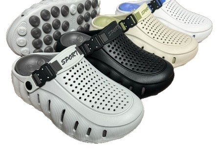 7560 双色U型面洞洞鞋40-45