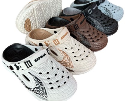 7563 斑马描漆男士洞洞鞋38-45