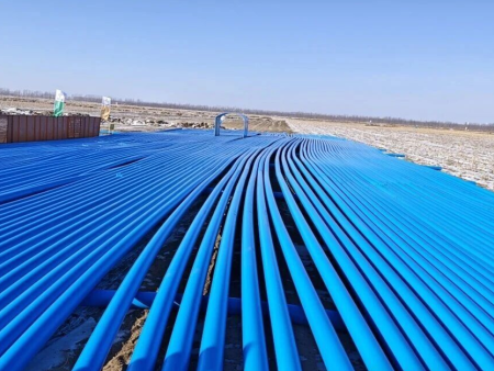 天薇管业上千根PE管继续投入万亩农田灌溉项目