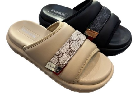 9617 泡泡老花男士一字拖鞋40-45