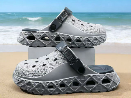 7655  厚底男士厚底洞洞鞋双色39-44