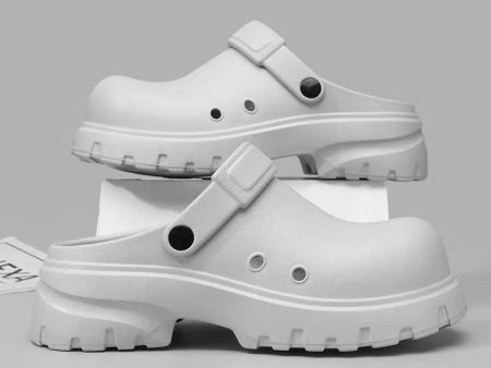 7664 增高大头包头洞洞鞋男女36-45