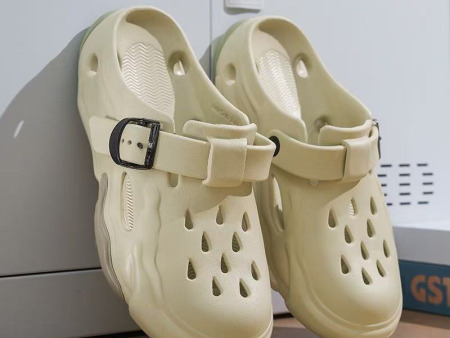 7663 雨滴防滑包头洞洞鞋男女36-45