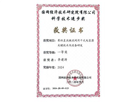 国网经济技术研究院有限公司科学技术进步奖