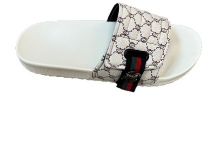 7678 老花马扣男士一字拖40-45单码