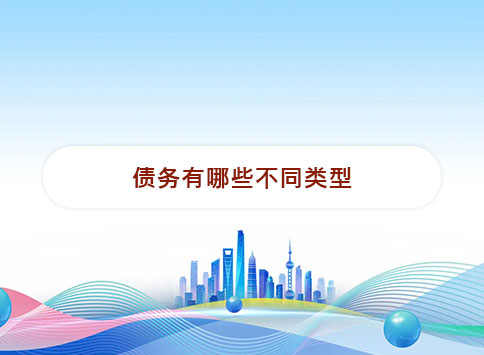 债务有哪些不同类型？