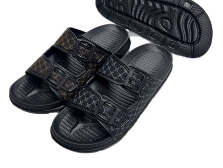 7695 单码老花双扣一字拖40-45