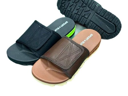 7694 贴衬厚底pu一字拖男39-45单码