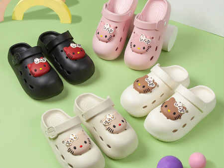7758  KT猫厚底包头洞洞鞋女35-40