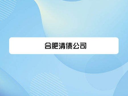 合肥清债公司