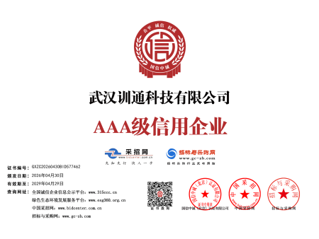 企业信用等级证书