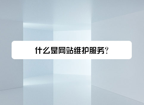 什么是网站维护服务?