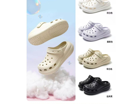7853  女生泡芙洞洞鞋35-40单码