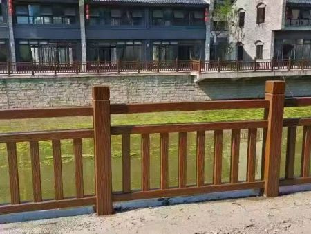 仿木纹混凝土景观护栏