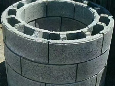 圆形咬合井模块砖