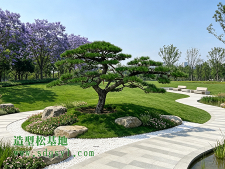 泰安景恒造型油松基地揭秘：庭院园林气场轻松提升的秘密