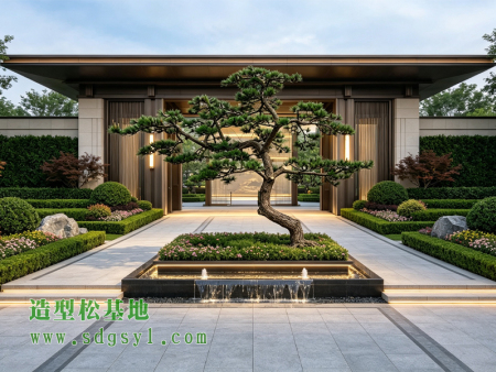 造型油松树