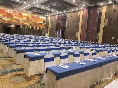 兰州会议承接与会场布置，甘肃新秦艺数字印刷会议活动落地讲解
