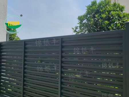 小区院子锌钢百叶围墙栏杆