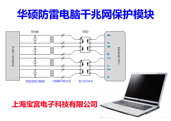 华硕防雷电脑千兆网保护模块-258.jpg