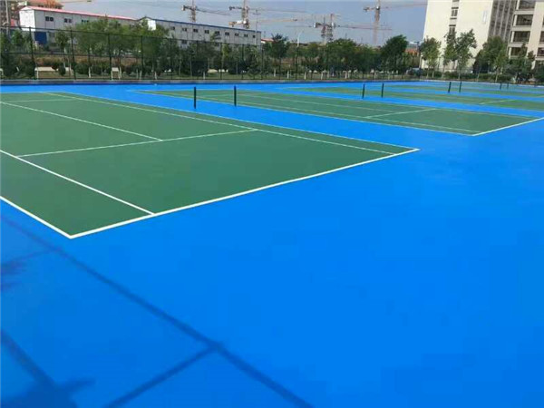 怎样选择专业的球场材料厂家?西安网球场施工
