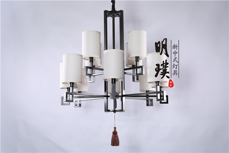 家具和灯具的软装搭配就可以选用同样是中式或新中式的风格款式