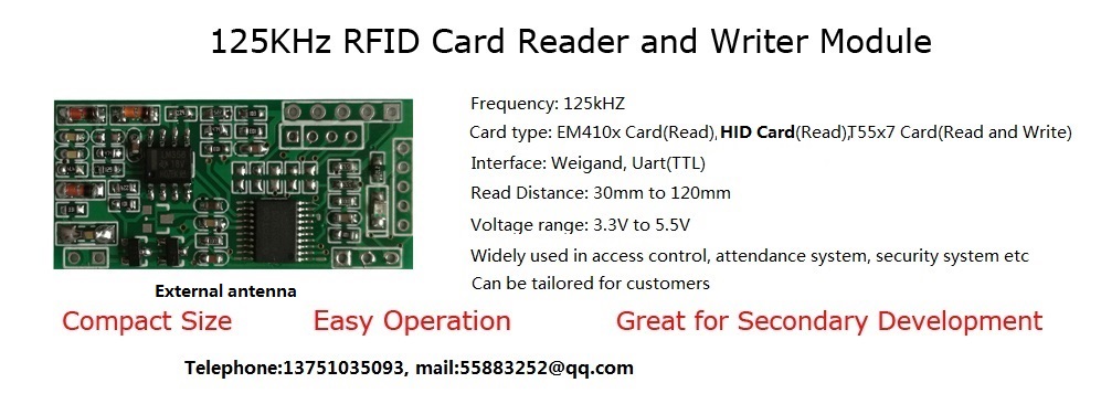 125KHz RFID EM4100 T5557 HID Module.jpg