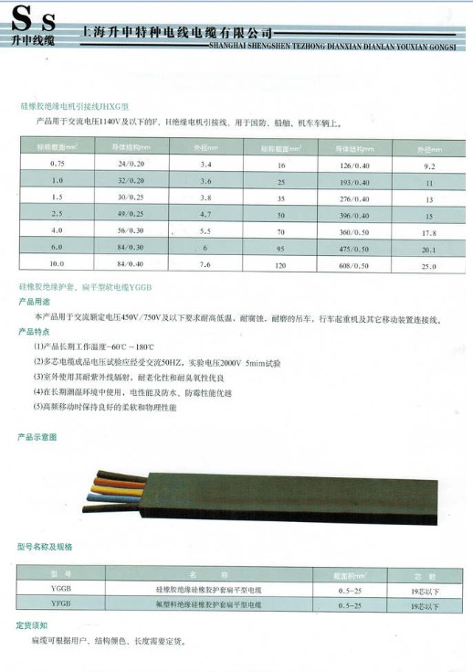 上海硅橡胶电线电缆