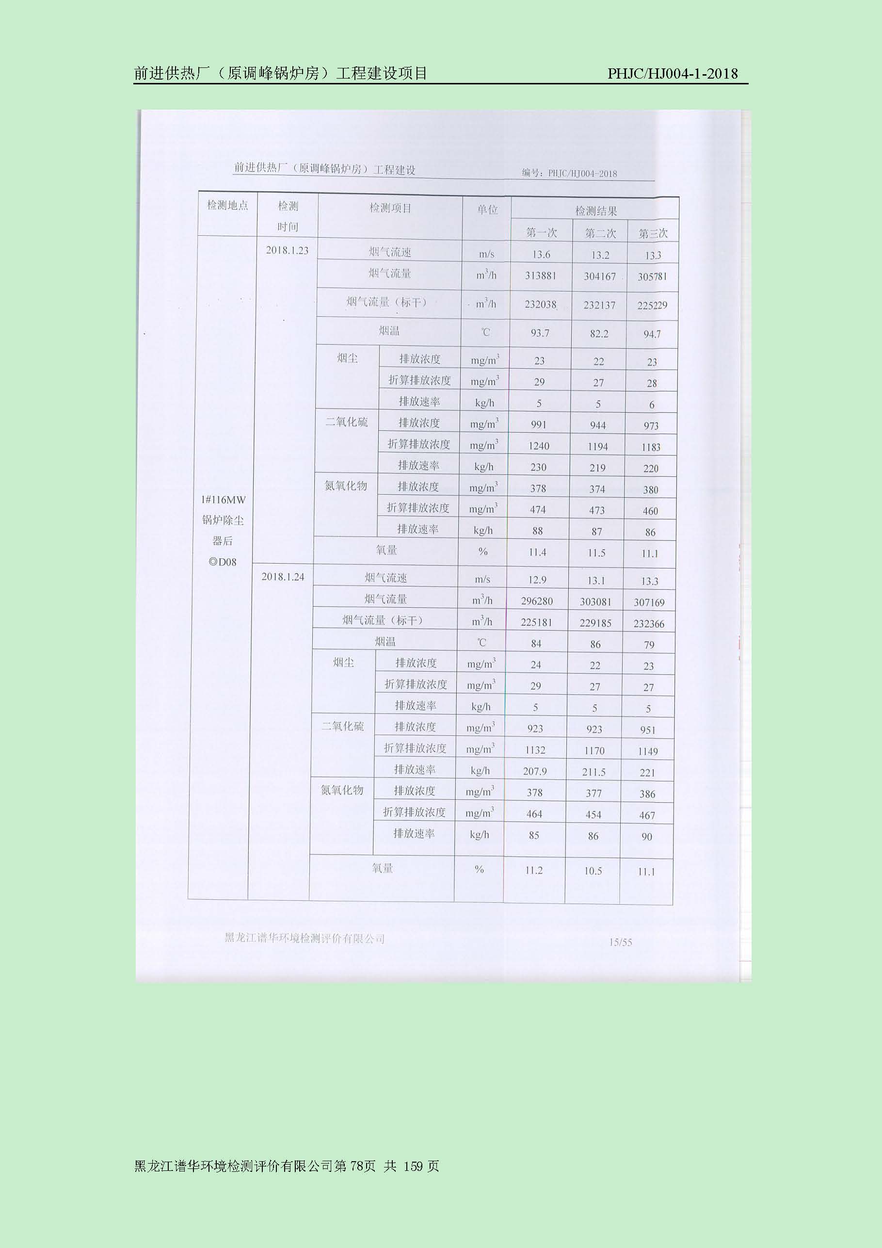 前进供热厂（原调峰锅炉房）工程建设项目环境保护验收|项目公示-黑龙江谱华环境检测评价有限公司