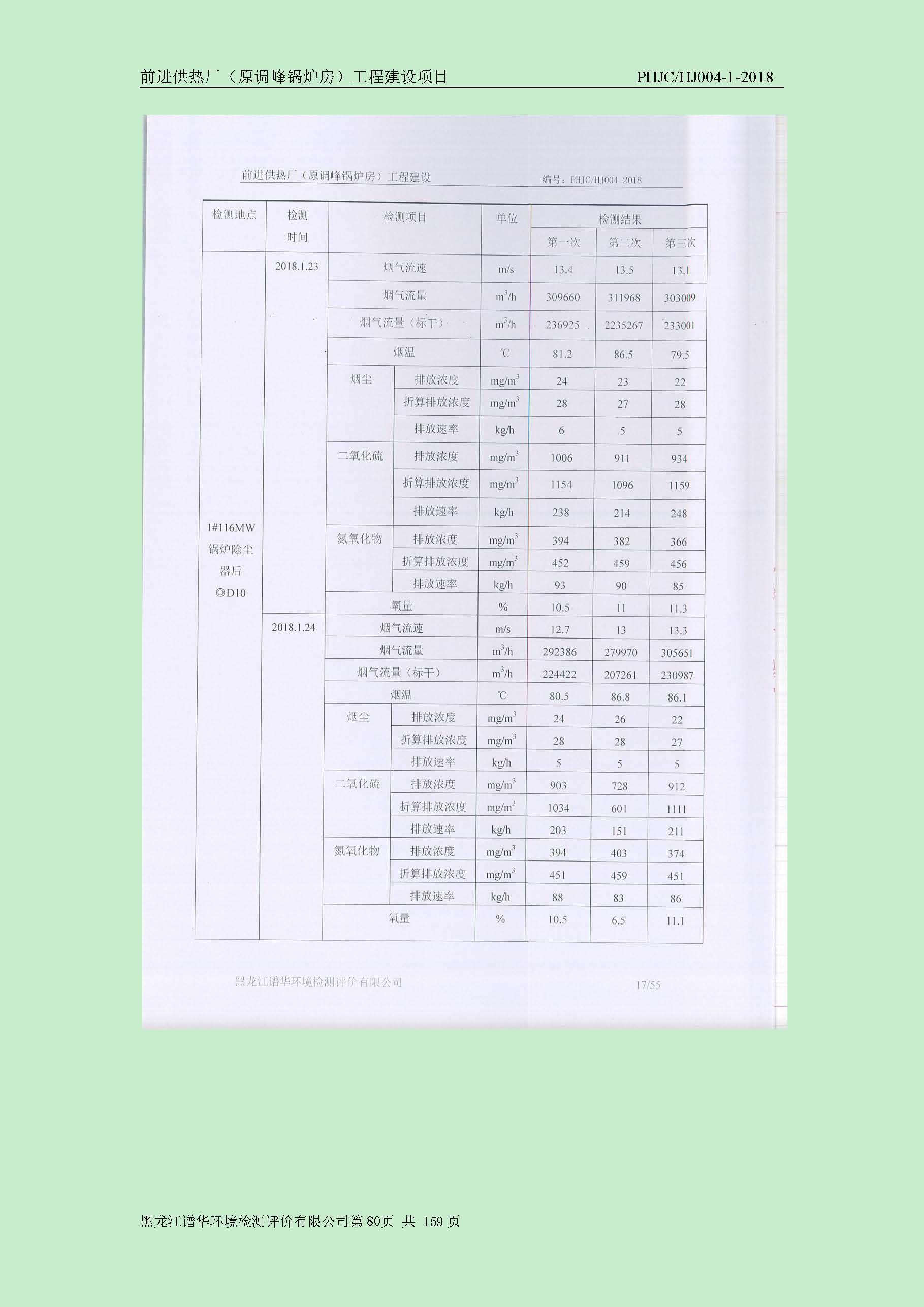 前进供热厂（原调峰锅炉房）工程建设项目环境保护验收|项目公示-黑龙江谱华环境检测评价有限公司