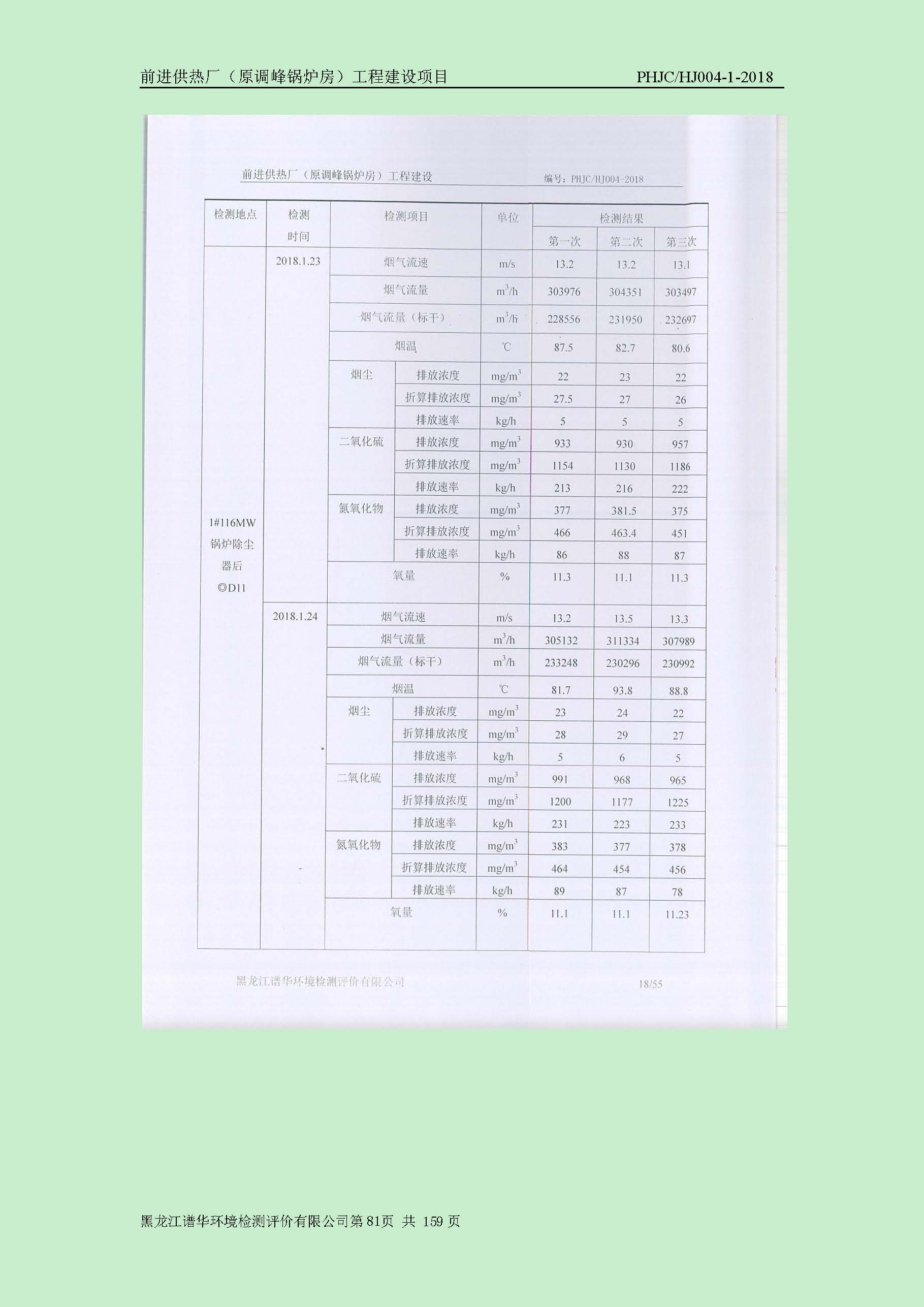 前进供热厂（原调峰锅炉房）工程建设项目环境保护验收|项目公示-黑龙江谱华环境检测评价有限公司