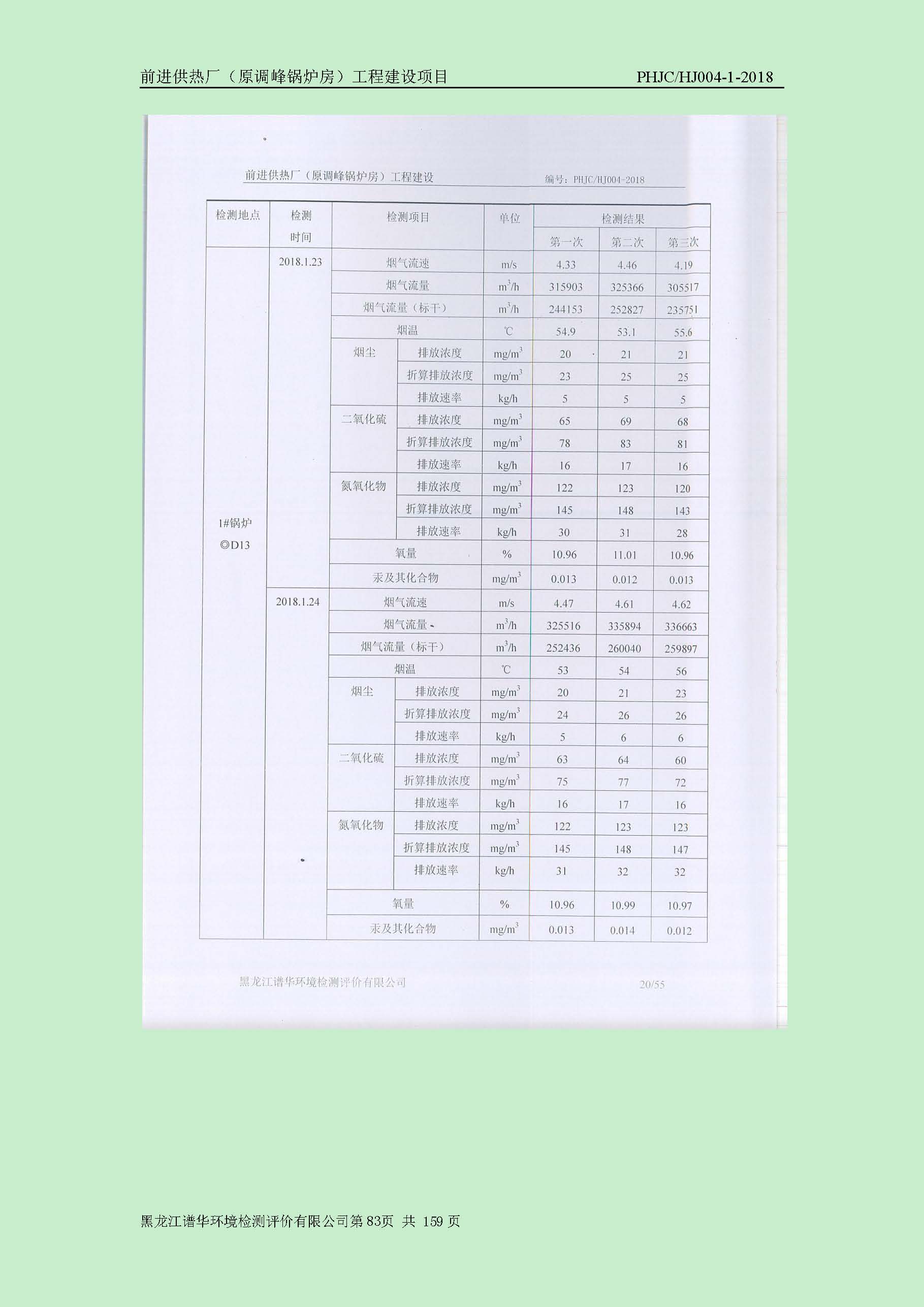 前进供热厂（原调峰锅炉房）工程建设项目环境保护验收|项目公示-黑龙江谱华环境检测评价有限公司