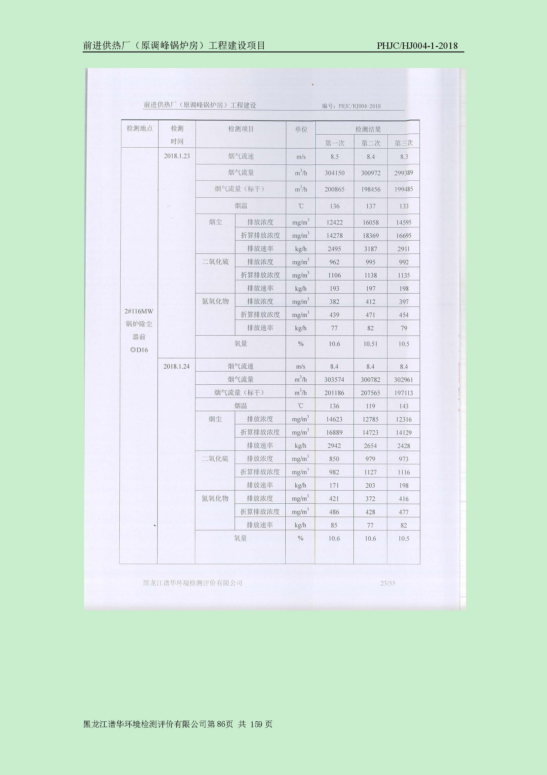 前进供热厂（原调峰锅炉房）工程建设项目环境保护验收|项目公示-黑龙江谱华环境检测评价有限公司