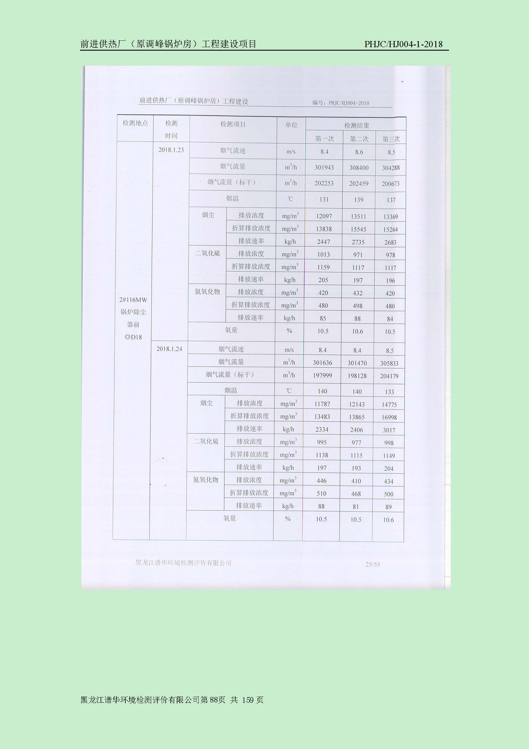 前进供热厂（原调峰锅炉房）工程建设项目环境保护验收|项目公示-黑龙江谱华环境检测评价有限公司