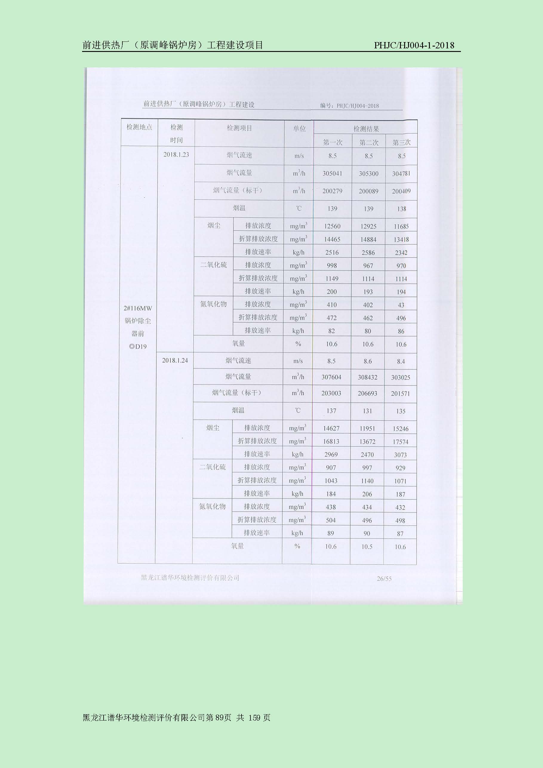 前进供热厂（原调峰锅炉房）工程建设项目环境保护验收|项目公示-黑龙江谱华环境检测评价有限公司
