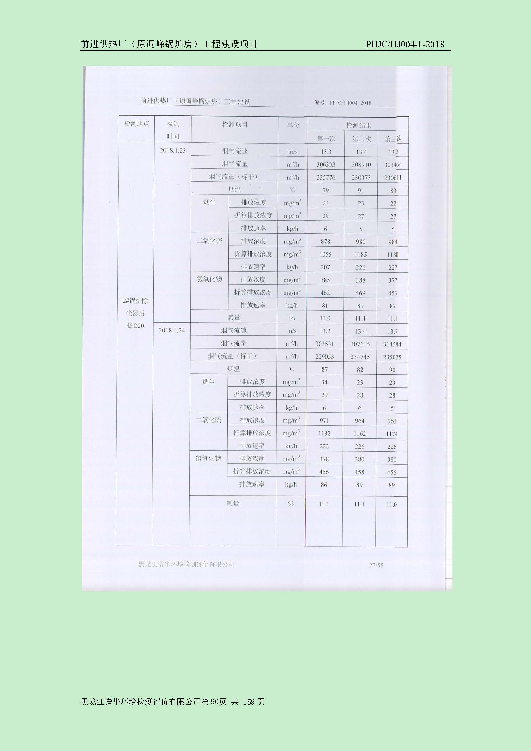 前进供热厂（原调峰锅炉房）工程建设项目环境保护验收|项目公示-黑龙江谱华环境检测评价有限公司