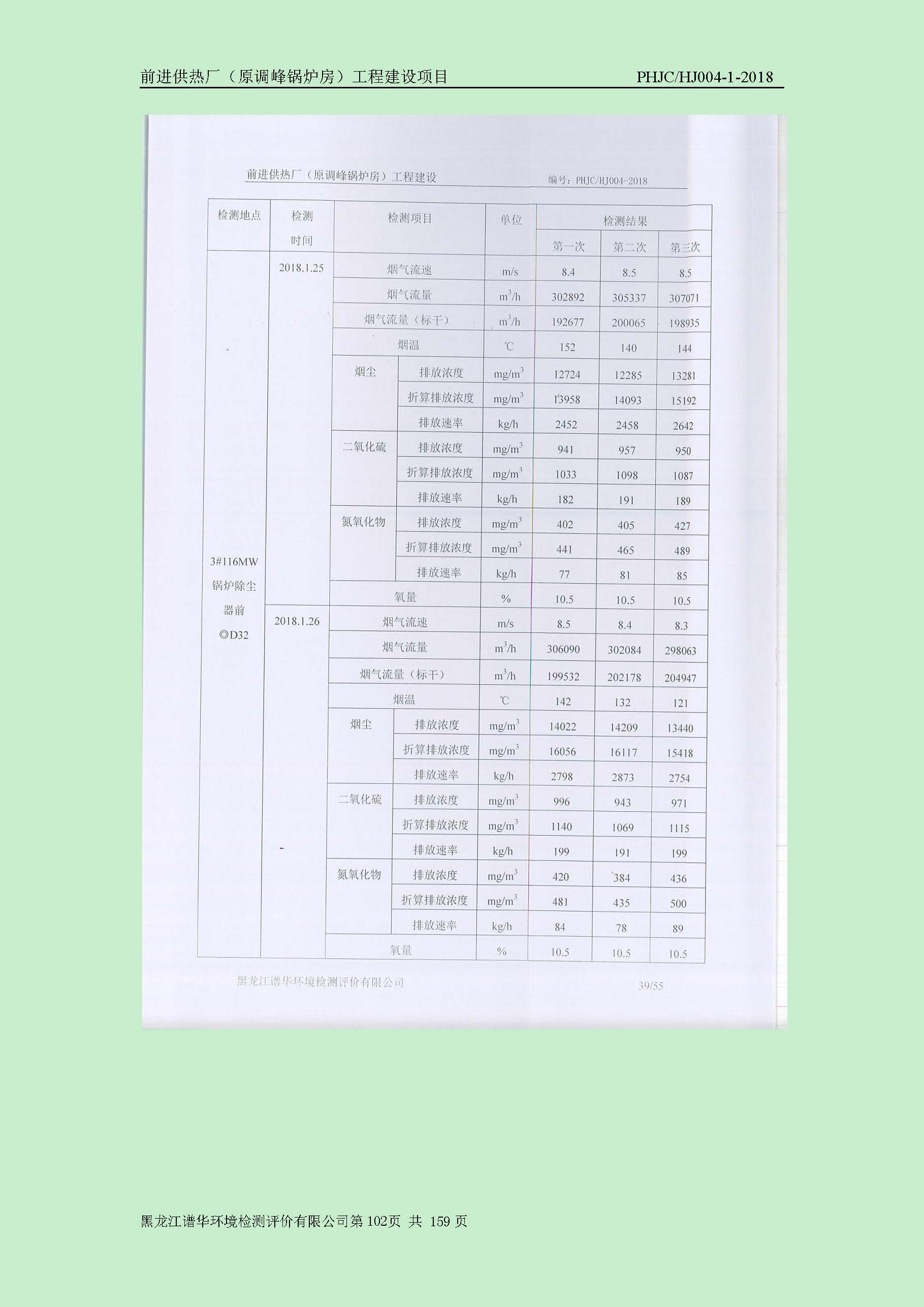 前进供热厂（原调峰锅炉房）工程建设项目环境保护验收|项目公示-黑龙江谱华环境检测评价有限公司