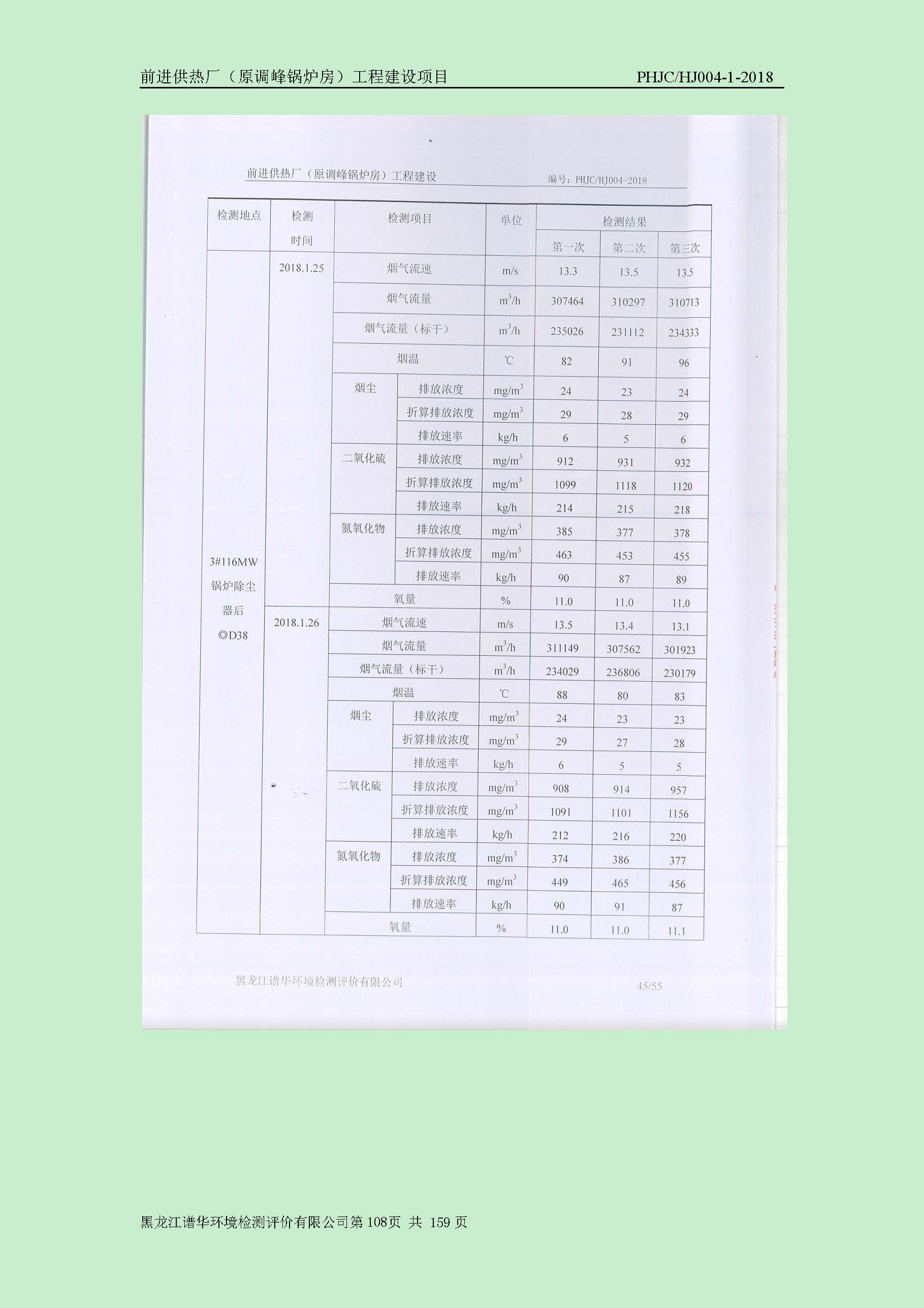前进供热厂（原调峰锅炉房）工程建设项目环境保护验收|项目公示-黑龙江谱华环境检测评价有限公司