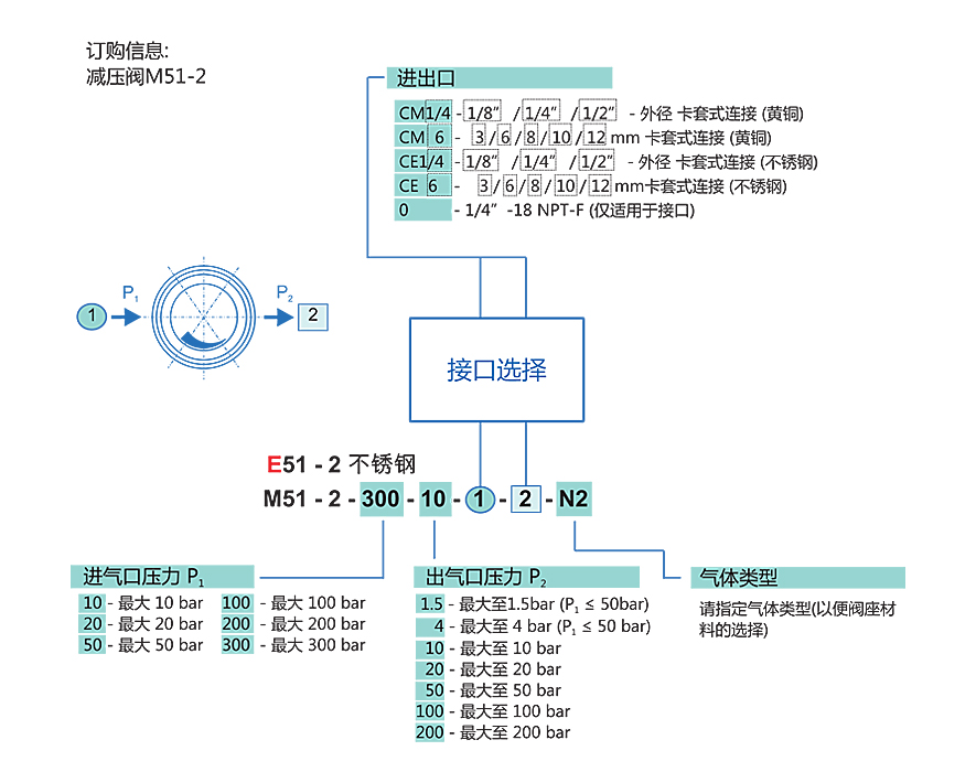 M51-2|二级减压阀-南京昊盛实验仪器有限公司