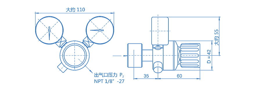 FM 45|一级减压阀-南京昊盛实验仪器有限公司