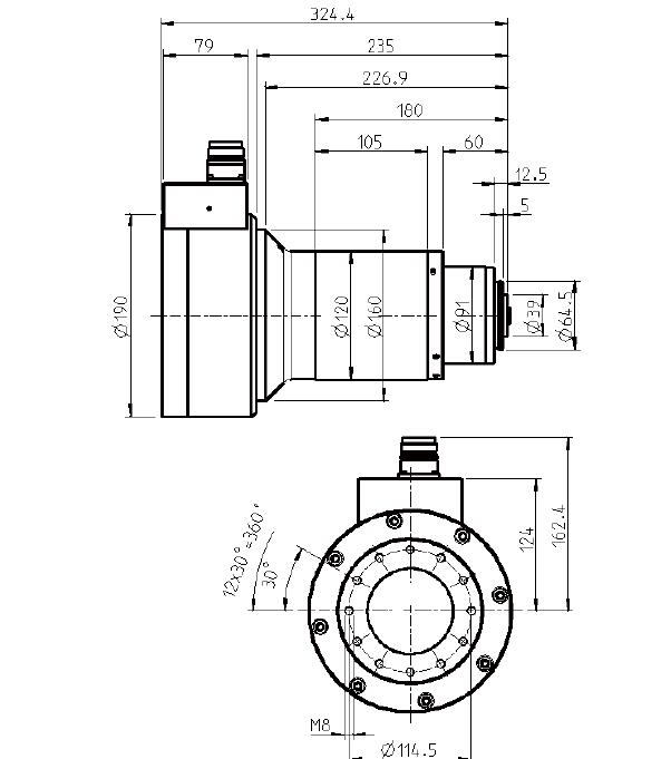 德国Jager大锥度主轴S120-H630.26 S8W2|德国Jager电主轴系列-咸阳恒旭商贸有限公司