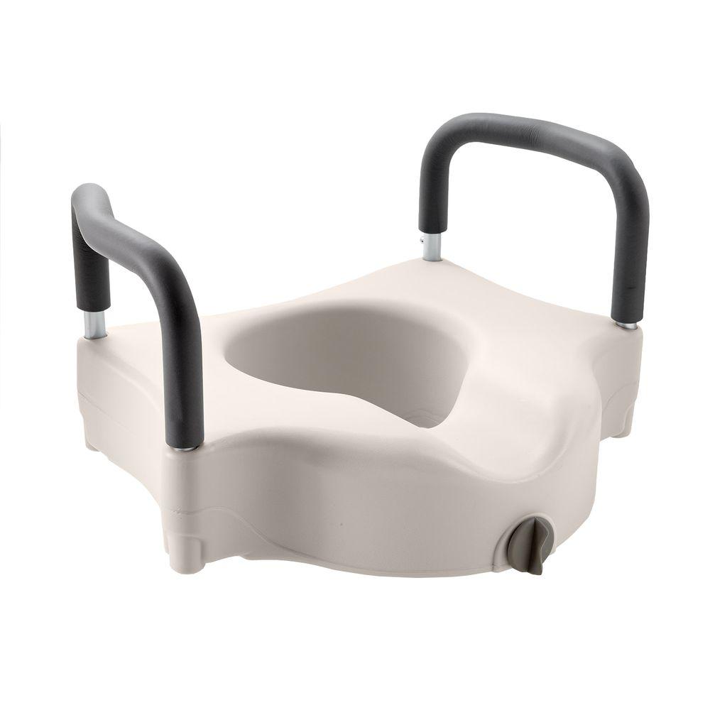 Raised toilet seat