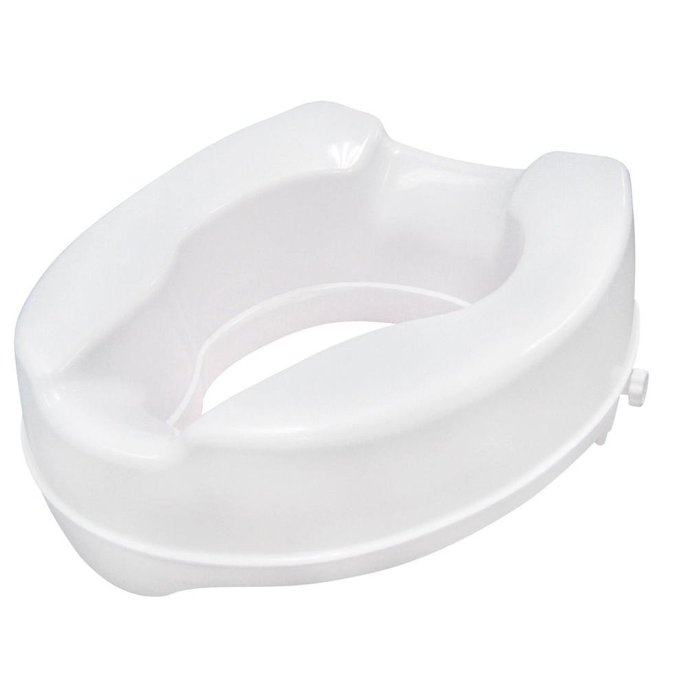 Raised toilet seat