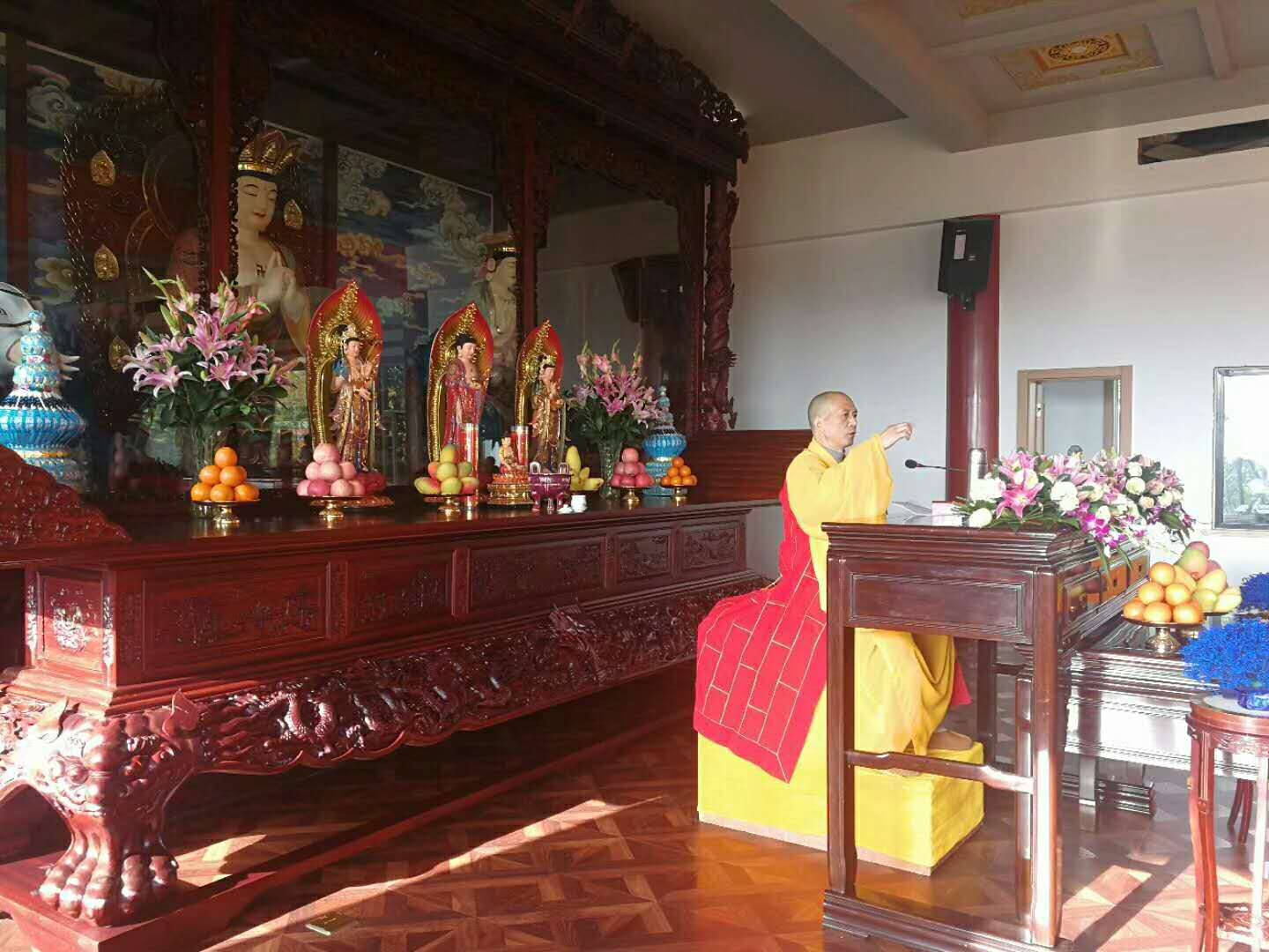 二0一八年南阳市佛协讲经交流会在镇平县鳌圆寺召开|寺院动态-重阳寺
